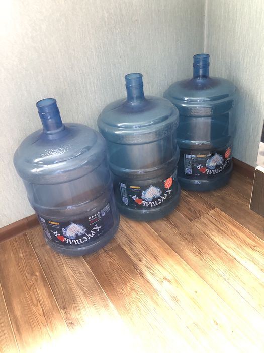 Бутыль 19 л  1500т каждая