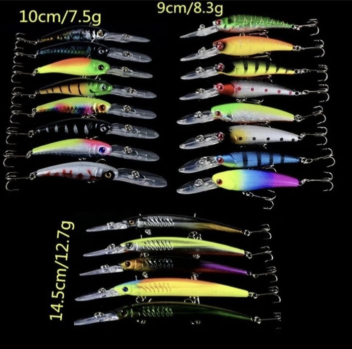 Комплект воблери и блесни