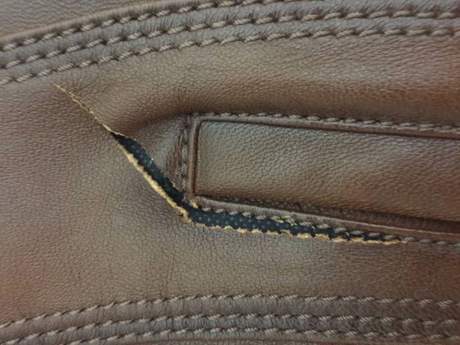 Кожаная куртка, утепленная.