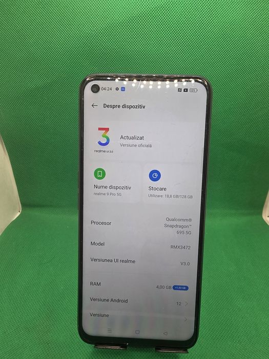 Realme 9 Pro 5G 128/4GB•Amanet Lazar Crangasi •43550