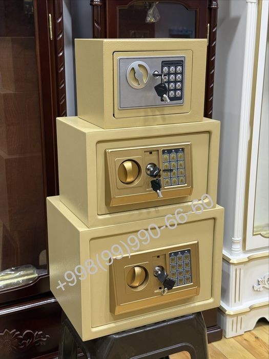 Seyf sep temirli elektronniy ko’dli kalitli sef optom