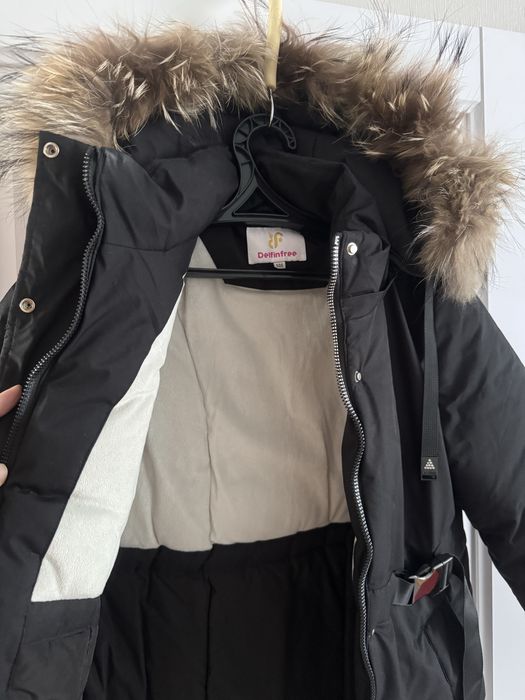 Продам детское пальто пуховик (девочка) рост 146