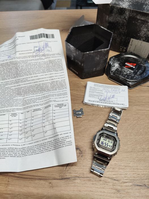 Ceas Casio G-Shock GMW-B5000D-1ER full metal, made in Japan