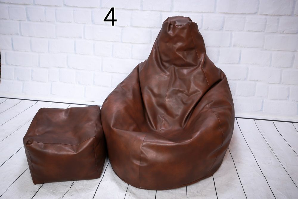 Промоция! Барбарон пуф Голяма Круша(най здравейте еко кожа)