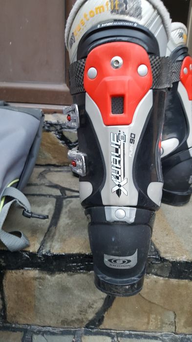 Schiuri SALOMON,clapari SALOMON ,Bete de 120 cm.Husa ptr.schiuri .