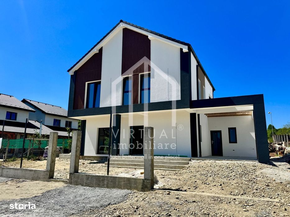 Casa individuala cu 4 camere, 130mp utili+terasa (19mp), teren 360mp