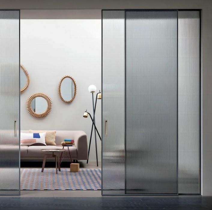 Стеклянные раздвижные системы | Двери купе Surma Loft Eshik