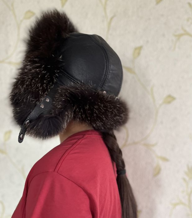 Ушанка зимняя теплая