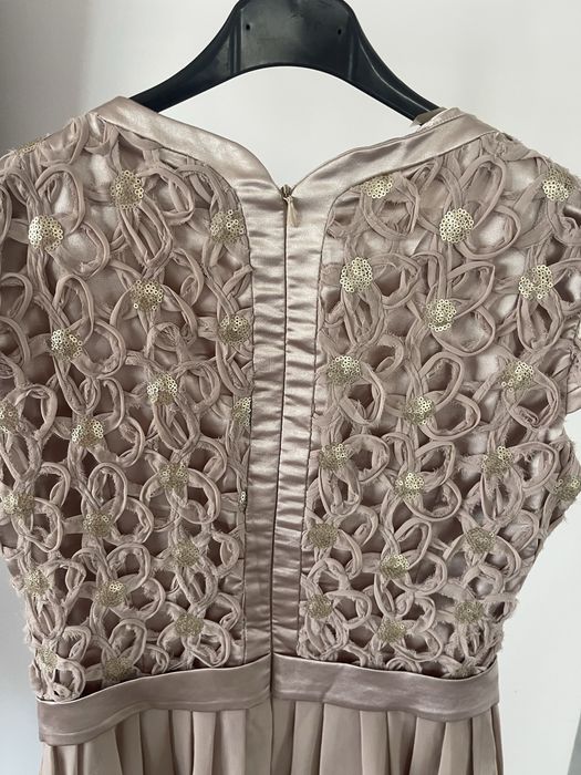 Rochie cocktail roz praf