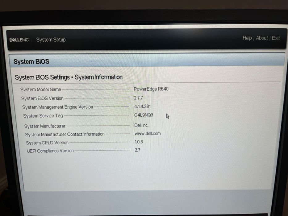 Server 1U Dell PowerEdge R640