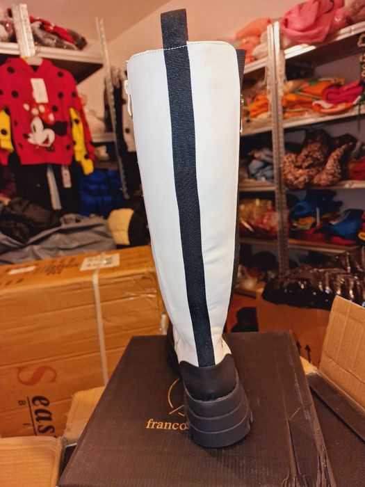 Cizme lungi imblanite