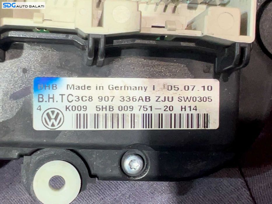Panou Comanda AC Clima Climatronic Volkswagen Tiguan 5N 2007 - 2016 Cod 3C8907336AB, 5HB009751-20 [LR10607]