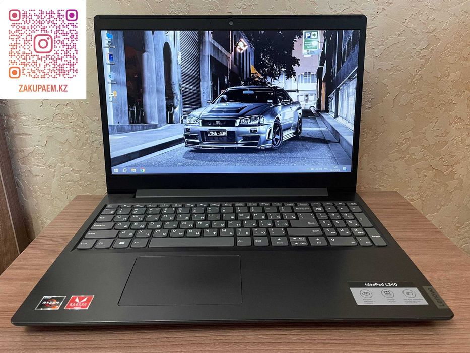 Lenovo ideapad L340 /Amd Ryzen 7-3700u/8Gb Ram/250Gb ssd/Radeon Vega10