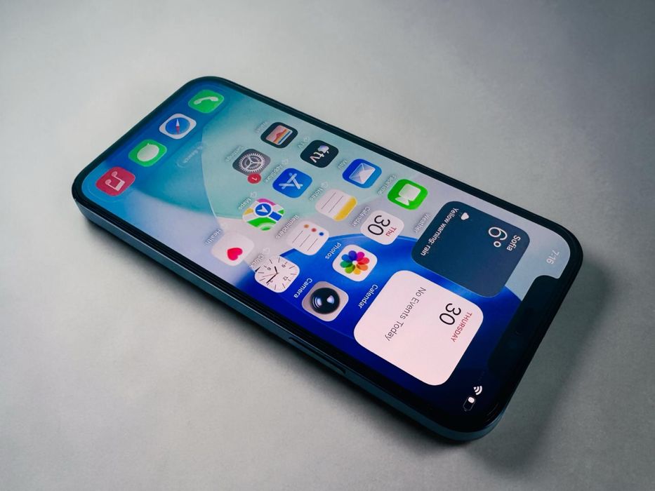 Apple iPhone 12 128GB Black Перфектен! Гаранция!