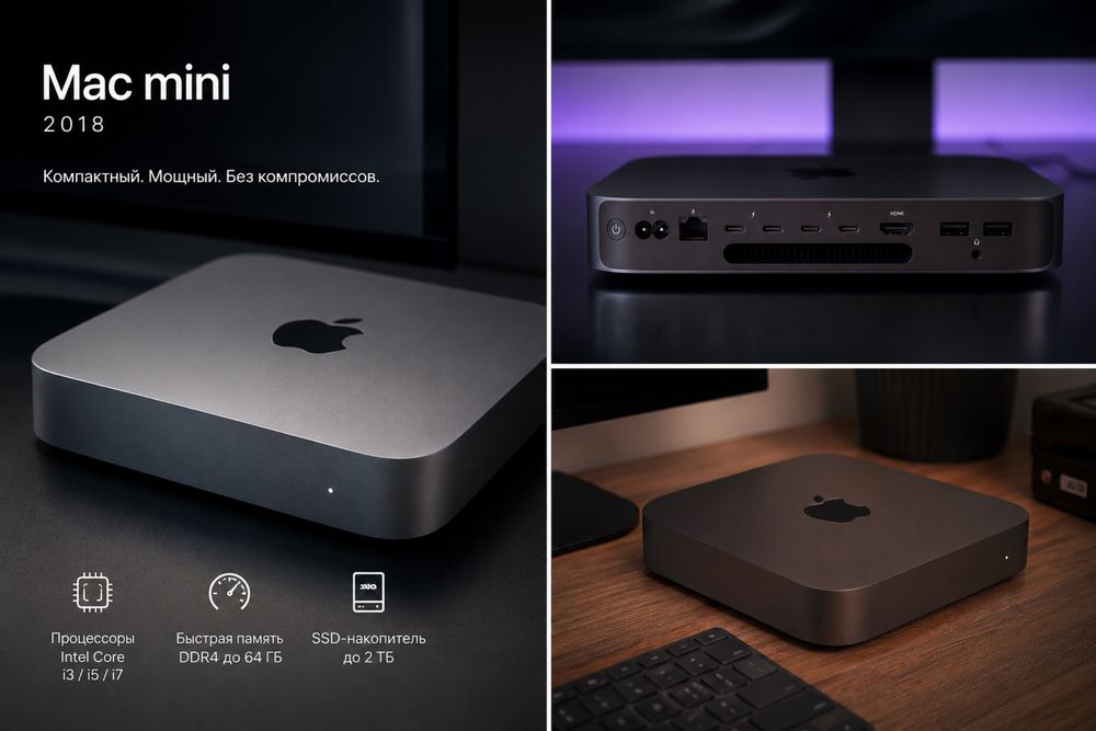 Mac mini 2018/ 32 gb DDR4