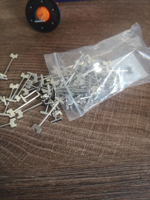 Tije inox reutilizabil pentru sistem nivelare placi ceramice gresie