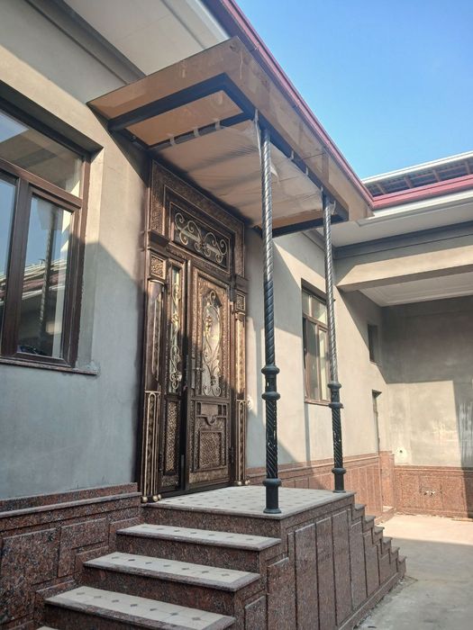Барча турдаги темир ишлари хизмати Дарвоза. Перила. Казерок. Крават.