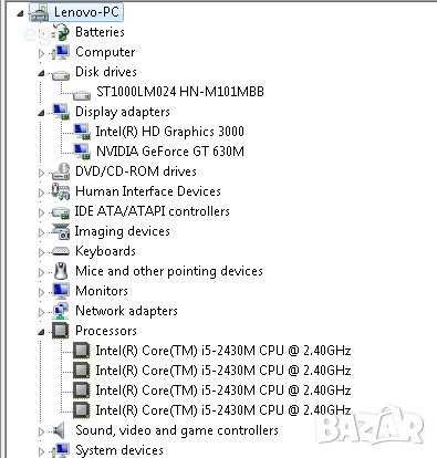 Laptop Lenovo G580  i5 / 6G/ 1T  VGA Intel + GeForce 630