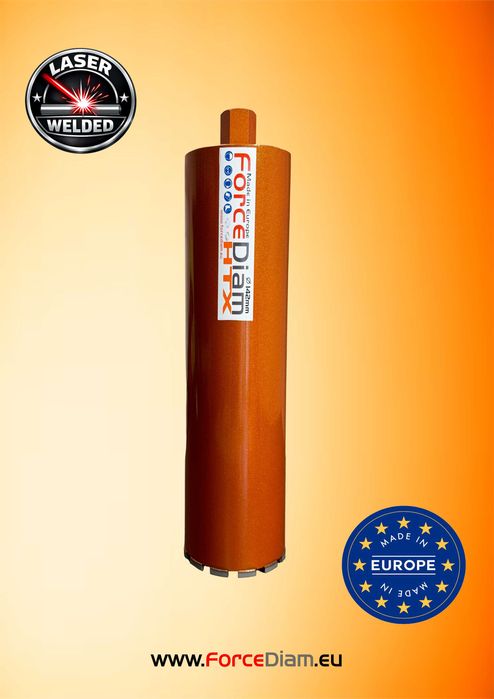 Carotă diamantată pentru beton armat 142 mm – ForceDiam HTX