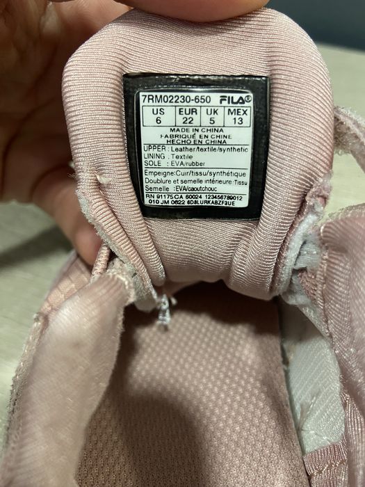 Маратонки Fila за момиче, 22 номер