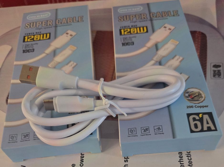 Cablu de Încărcare și Transmisie – 6.1A, 1m, Încărcare Rapidă (Type-C / Lightning)
Preț obișnuit22,00 lei RON Preț redus15,00 lei RON