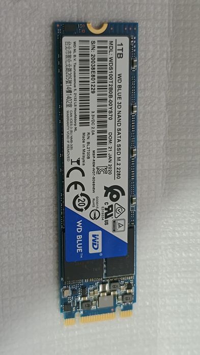 Ssd 1Tb WD m.2 sata