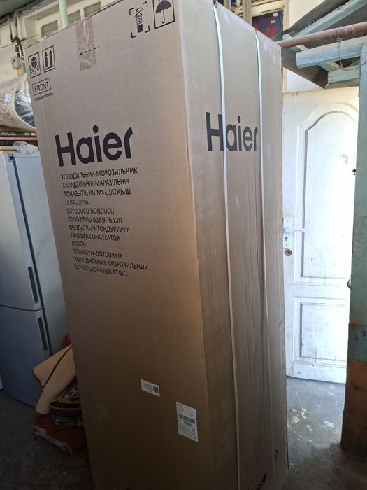 Срочно продаётся холодильник Haier абсолютно новый 3 года гарантия ест