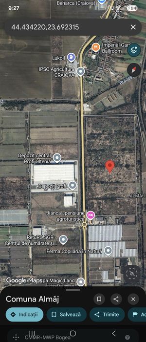 Teren intravilan min 3 ha - max 6 ha comasat -are C.U. – Craiova/Almaj