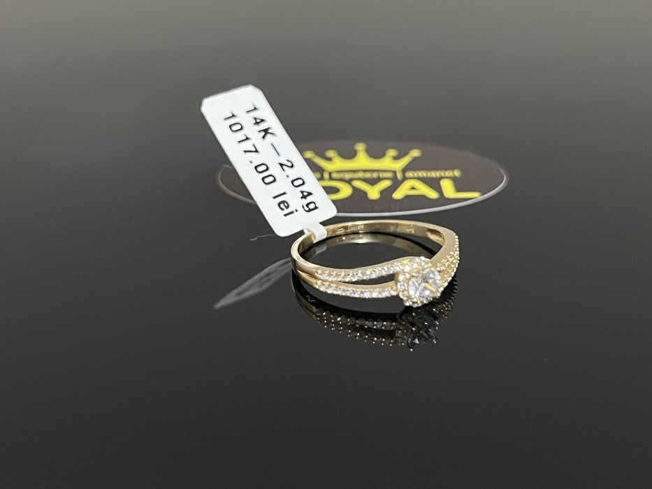 Bijuteria Royal CB : Inel dama aur 14k 2,04 grame