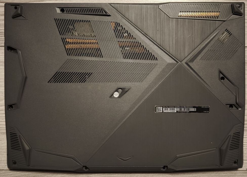 Laptop Gaming MSI Thin 15 B12UC-2036XRO, Intel Core i5-12450H 15.6" FHD, 16GB, SSD 512GB, RTX 3050 4GB, Windows 11 , gri
