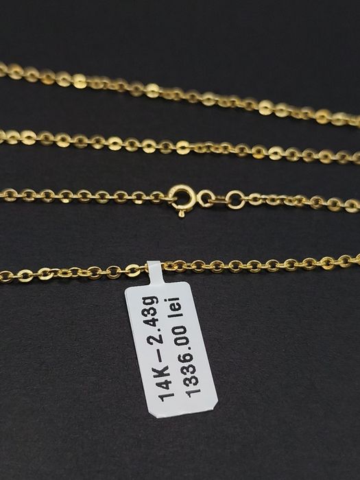 Bijuteria Royal lant din aur 14k  2.43 gr