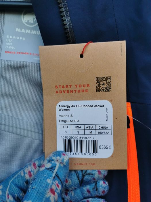 Geacă hardshell nouă Mammut S damă