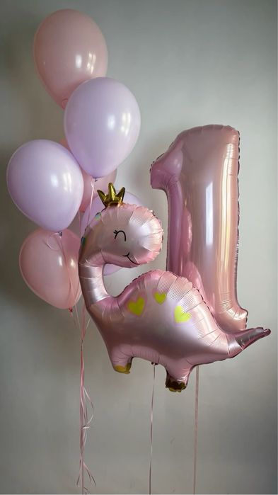 Воздушные шары, цифры, фигуры