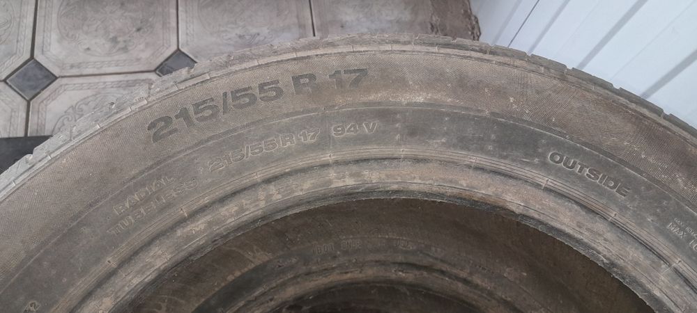 Шины R17, Continental. Б/у