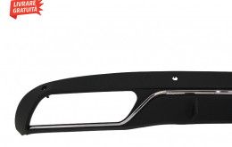 Difuzor Bara Spate Cu Ornamente tobe Negre Mercedes C-Class W205 S205