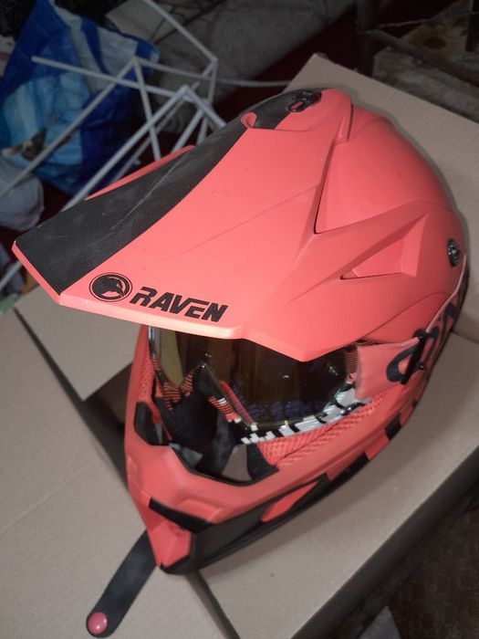 Cross каска RAVEN orange/black