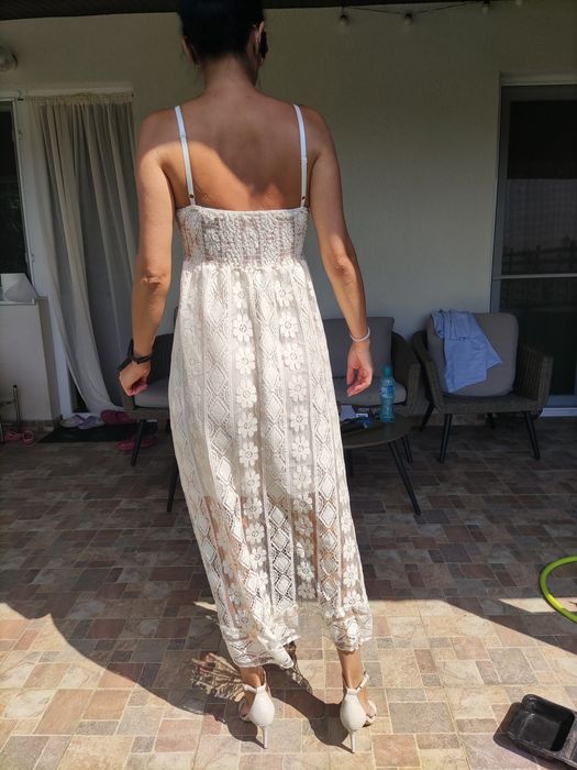 rochie ocazie Boho Lace maxi dress