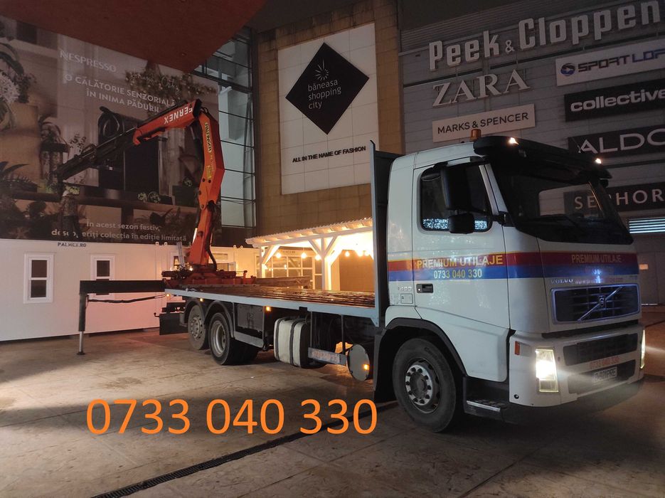 Inchiriere camion cu macara - Macarale de inchiriat - Automacara - Bucuresti - Ilfov - Romania