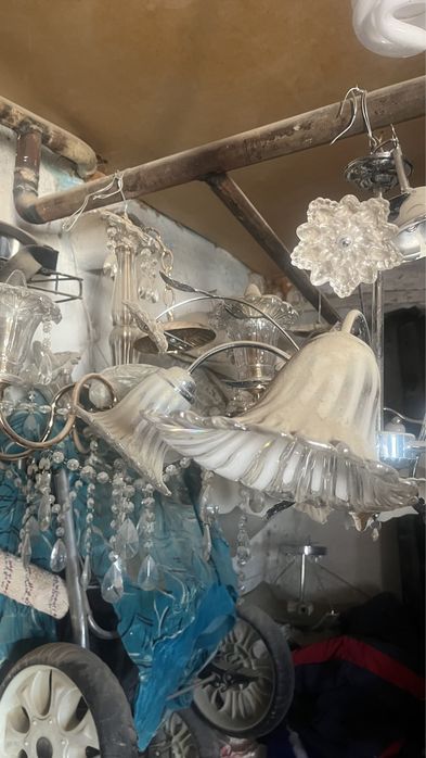 Люстры стеклянные