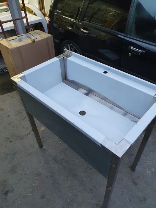 Ванная моечная двухсекцинная мойка котломойка мойка с рабочей зоной