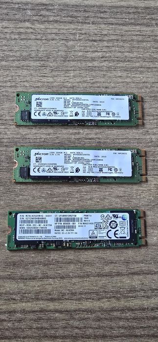 Ssd M2 Samsung/Micron 256gb