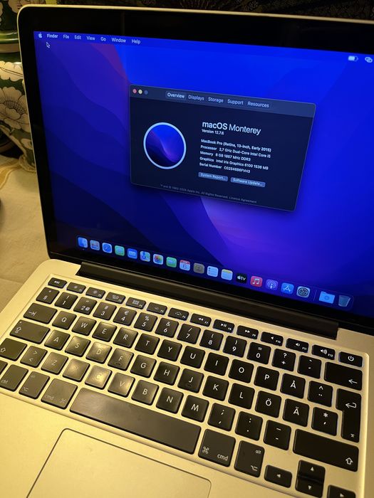 Mac book pro 13 intel core 15