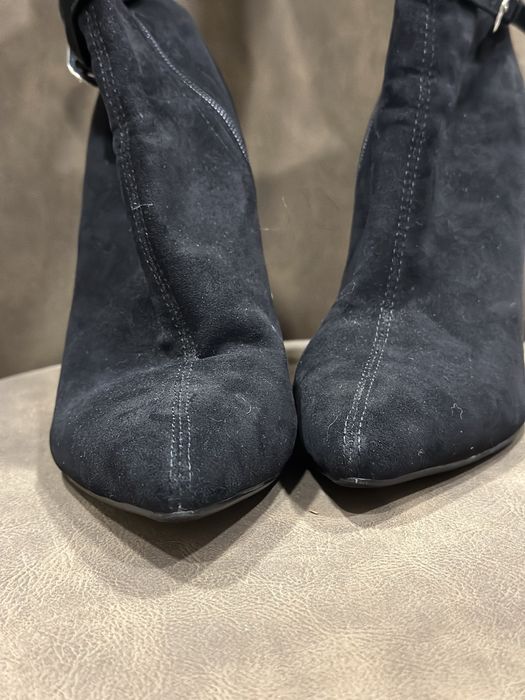 Високи ботуши (чизми) естествен велур