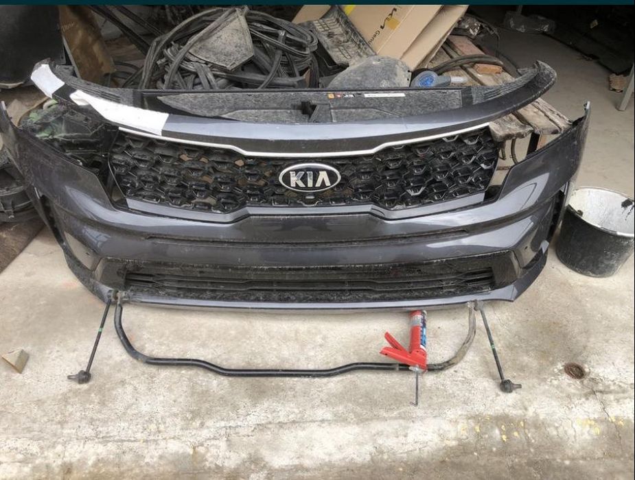 Задний бампер кия морнинг
