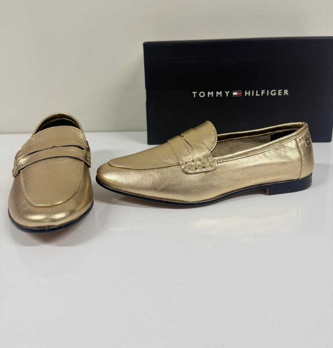 Tommy Hilfiger Essential Golden Loafers