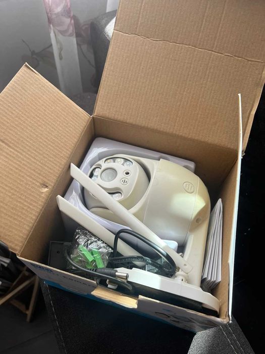 Wi-Fi камера за наблюдение 1080P, детектор за движение, водоустойчива,