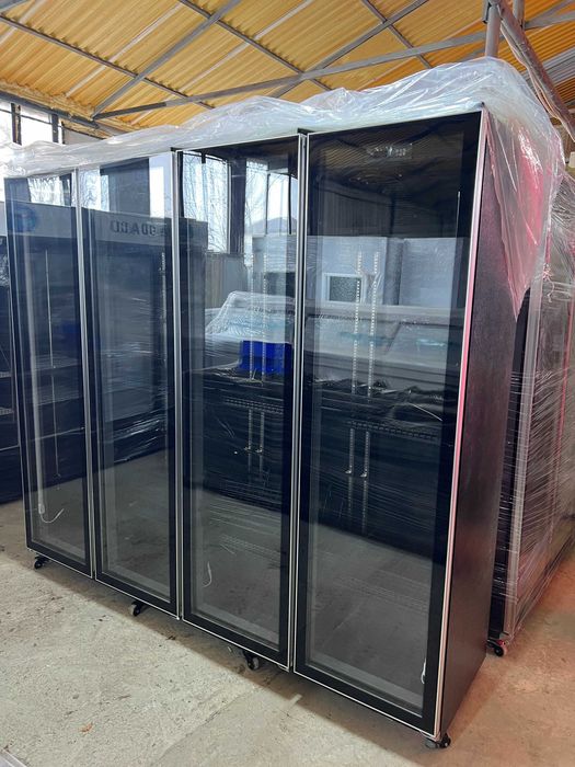 Vitrină verticală 4 uși R290 2–8°C 2000L LED