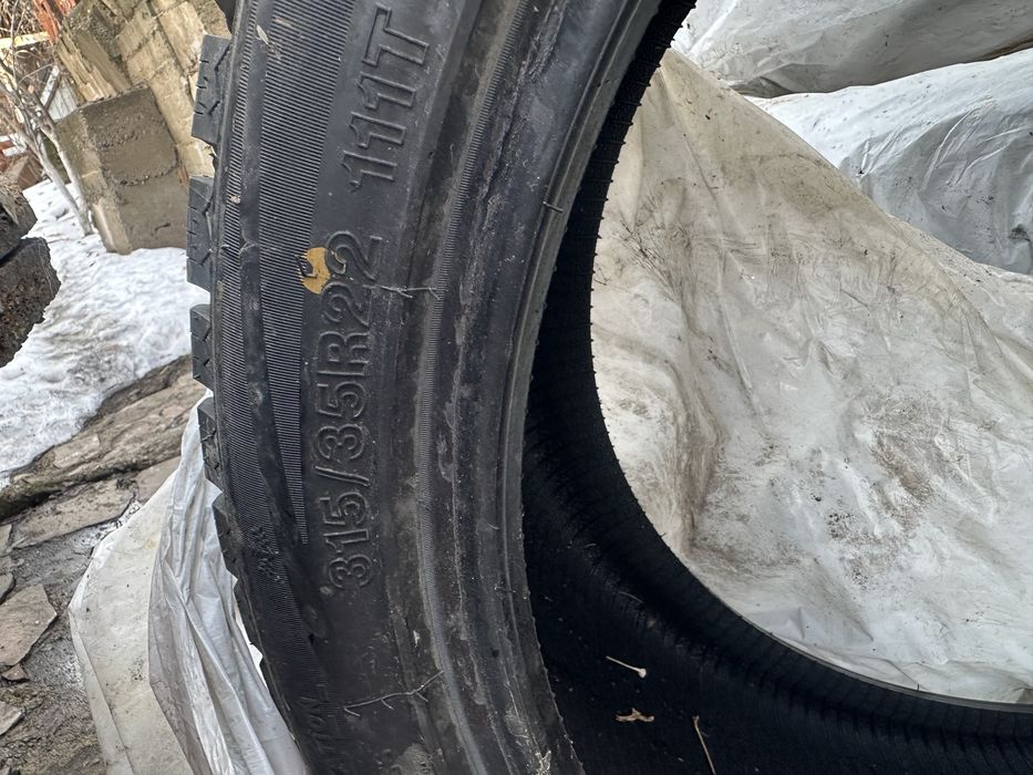 Зимние резина разноширокие