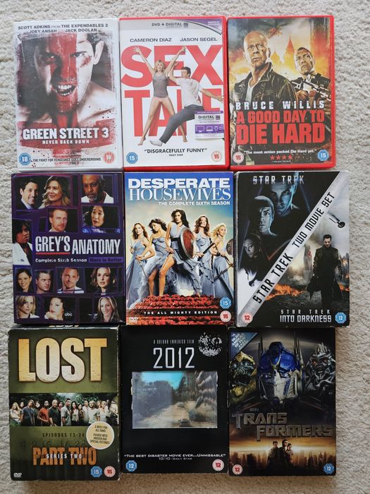 Оригинални  DVD  на Английски език от лична колекция