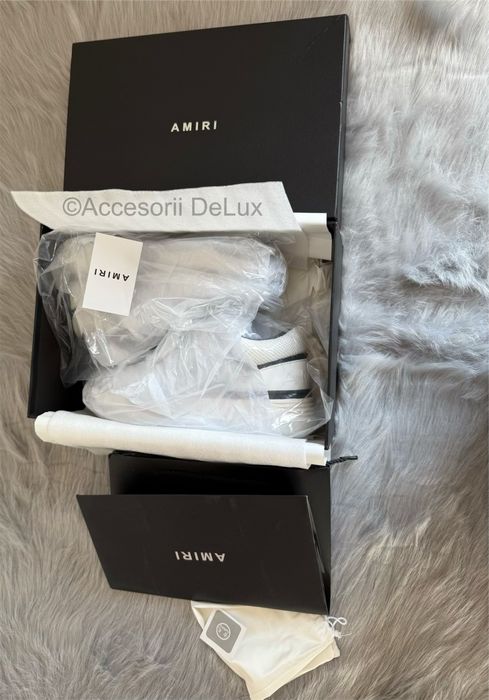 Sneakers Amiri MA-1 2024 White/Black Full Box [Verificare Colet] New